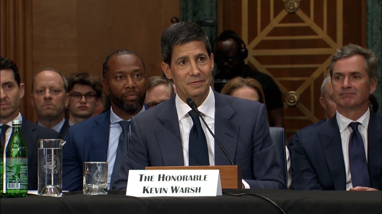 Kevin Warsh at his Fed Chair confirmation hearing